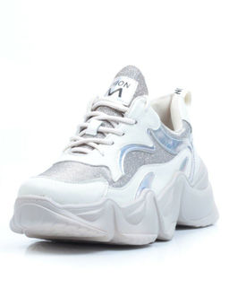 05-FDG101-2P WHITE Кроссовки женские (натуральная кожа) - Фабричный китай фото 6