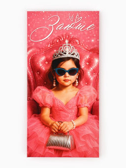 Цена за 10 шт. Конверт для денег Заюша, 16.5?8 см