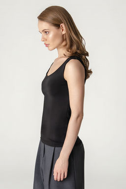 Арт.3801/5 Майка женская 44-48 (3 шт) Цвет:черный - Калинка фото 6