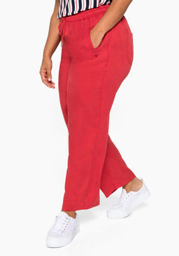 Брюки, красные - Sheego фото 5