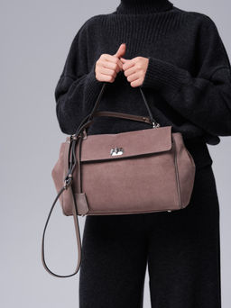 Замшевая сумка Nadi DBR 31356 капучино  фото 5