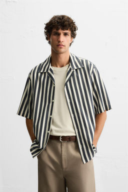 STRIPED TEXTURED SHIRT - Zara фото 10