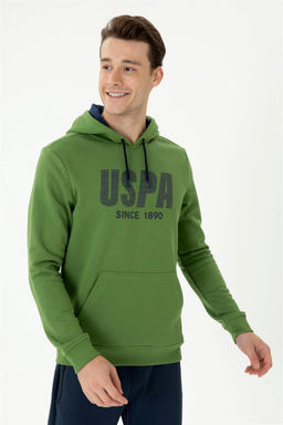 Мужской зеленый свитшот Неожиданная скидка в корзине