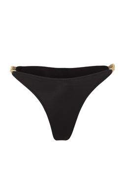 Siyah Zincir Aksesuarl? Normal Paca Bikini Alt? TBESS23BA00023