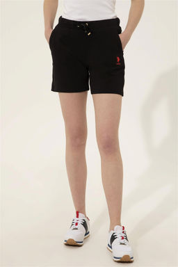 Женские черные трикотажные шорты Скидка 20% в корзине - U.s. polo assn фото 2