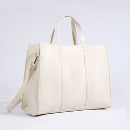 Сумка-тоут на молнии, цвет бежевый - Simaland фото 6