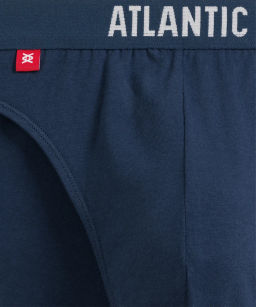ATLANTIC 3MP-094 Трусы спорт Solid - набор 3 шт. голубой + темно-голубой + светло-зеленый  фото 4