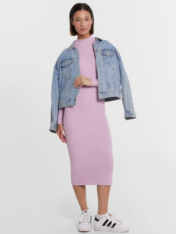 Платье женское в лиловом цвете лиловая дымка 152520