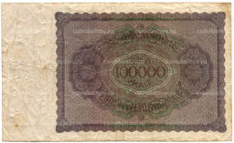 Банкнота 100000 марок 1923 года Германия