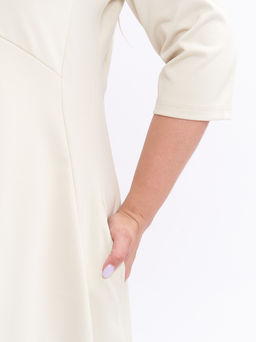 Платье из плотного трикотажа PP34306WHT04 - Артесса фото 8