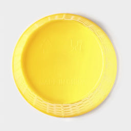 Цена за 12 шт. Стакан пластиковый с трубочкой и крышкой Доляна Ананас, 450 мл, жёлтый  фото 6