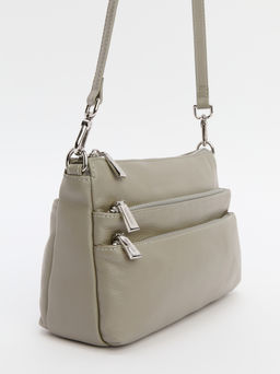 Женская сумка через плечо TENDANCE Артикул 4238569, зелено-серый