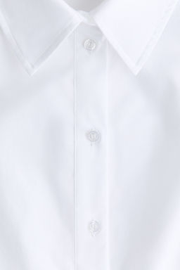 Poplin peplum shirt - H&m фото 4