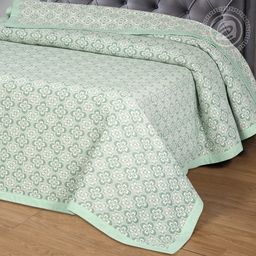 Гертруда зеленая 180*235/1 шт. Жаккардовые (хлопок)