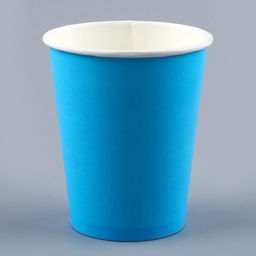 Набор бумажной посуды: 6 тарелок, 6 стаканов, цвет голубой - Страна карнавалия фото 6