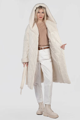 05-2164 Куртка женская зимняя (пояс) - El podio фото 2