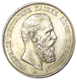 2 марки 1888 года A Германия (Пруссия)