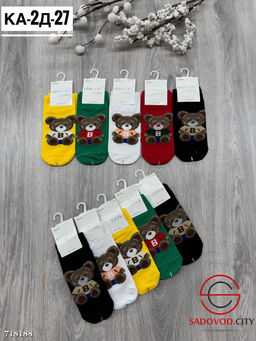 Носки женские с рисунком 10 пар