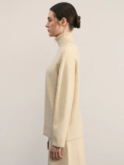 Джемпер с воротником стойкой / Zarina  фото 4