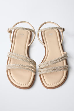 SANDALIA BRILLOS / Oro - Zara фото 4