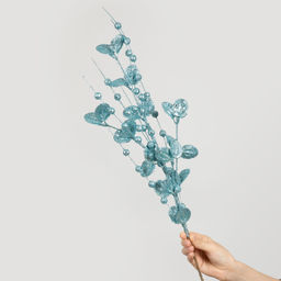 Blumentag VDD-73 Веточка декоративная 6 х 1 шт. 80 см 01 с блестками  фото 4