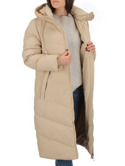 126 BEIGE Пальто зимнее женское (200 гр. холлофайбер) - Fashion фото 6