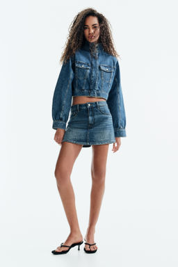 Cazadora denim cropped - H&m фото 2