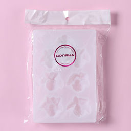 Молд Доляна «Ангелочки», силикон, 12.5×8.5×1.5 см, 7 ячеек (3×3.5 см), цвет белый