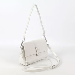 Женская кожаная сумка трапеция через плечо 0078-3 - Cidirro фото 2