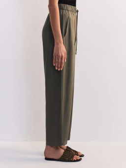 Льняные брюки с эластичным поясом ZR2605012106-13 / Zarina