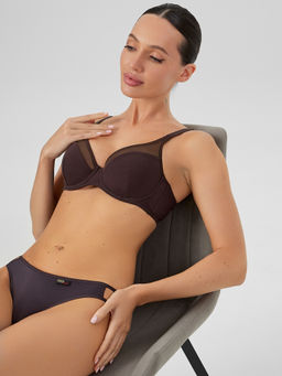 Цена за 2 штуки! Трусы слипы женские коричневые - Mark formelle фото 7