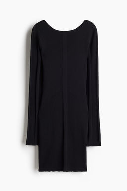 Vestido ajustado en punto de canale - H&m фото 4