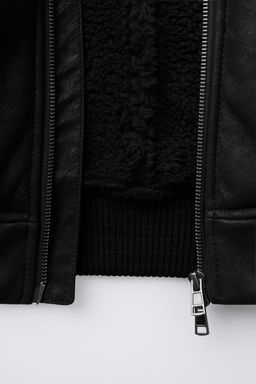 DOUBLE-FACED HOODED JACKET - Zara фото 7