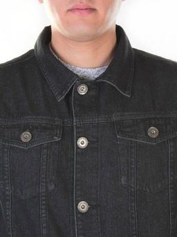 VH5915 DK. GRAY Куртка джинсовая мужская VH JEANS - Фабричный китай фото 4
