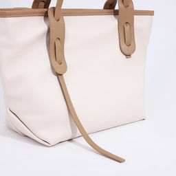 Сумка-шопер на молнии, цвет белый - Simaland фото 4