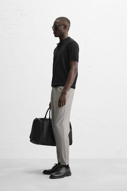 EASY CARE JOGGER WAIST TROUSERS - Zara фото 33