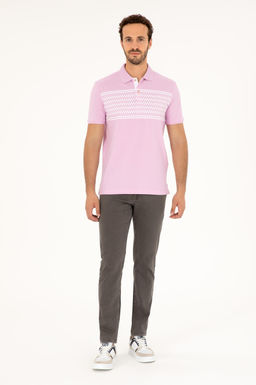 U. S. Polo Assn / Мужская розовая футболка - U.s. polo assn фото 4