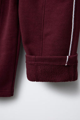 STRAIGHT-LEG PLUSH TEXT TROUSERS - Zara фото 10