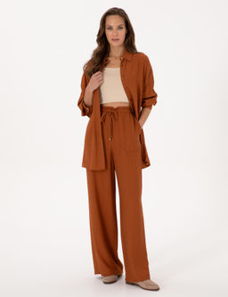 Tar__n Loose Fit Kanvas Pantolon
