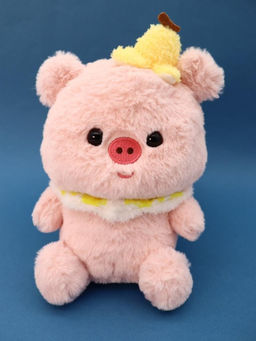 Мягкая игрушка "Banana pig", pink, 22 см