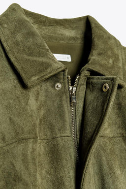 SUEDE EFFECT BOMBER JACKET - Zara фото 19