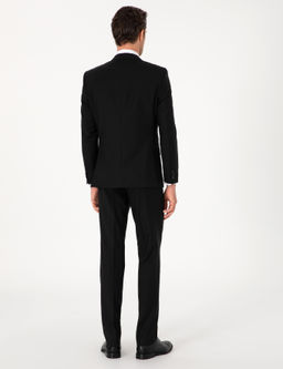 Siyah Slim Fit %100 Y_n Klasik Tak_m Elbise - Cacharel фото 5