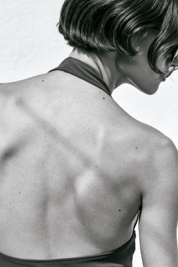 Top halter en punto roma - H&m фото 5