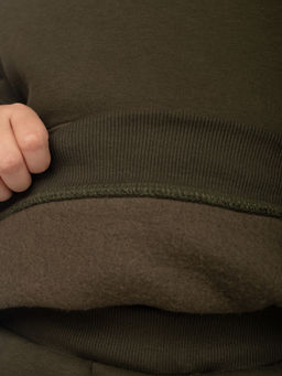 Костюм детский футер 3-х нитка начес пенье Бейби стайл ХАКИ 3 - Домтрик фото 5