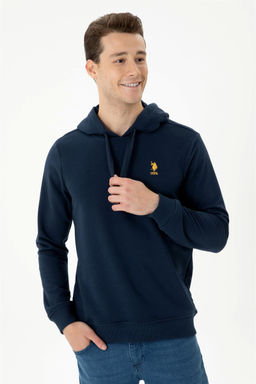 Мужской темно-синий свитшот - U.s. polo assn фото 3