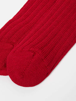 Носки из смесовой шерсти "Брусника"