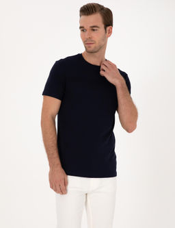 Lacivert Slim Fit Ti__rt