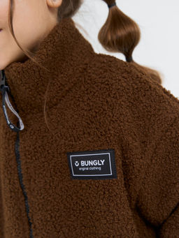 Толстовка букле Шоколад утепленная - Bungly фото 11