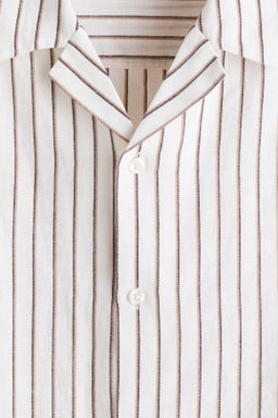 Camisa resort en mezcla de lino Relaxed Fit - H&m фото 11
