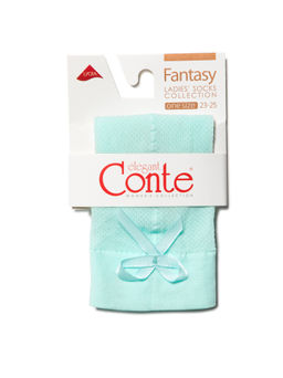 Цена за 2 пары. Носки Классические CONTE FANTASY turquoise - Conte elegant фото 9